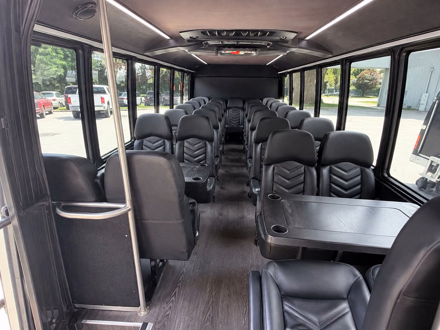boise 15 passenger minibus inside