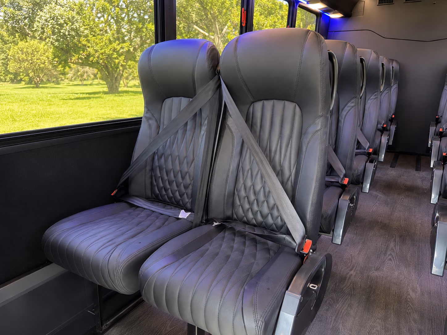 boise 18 passenger minibus interior