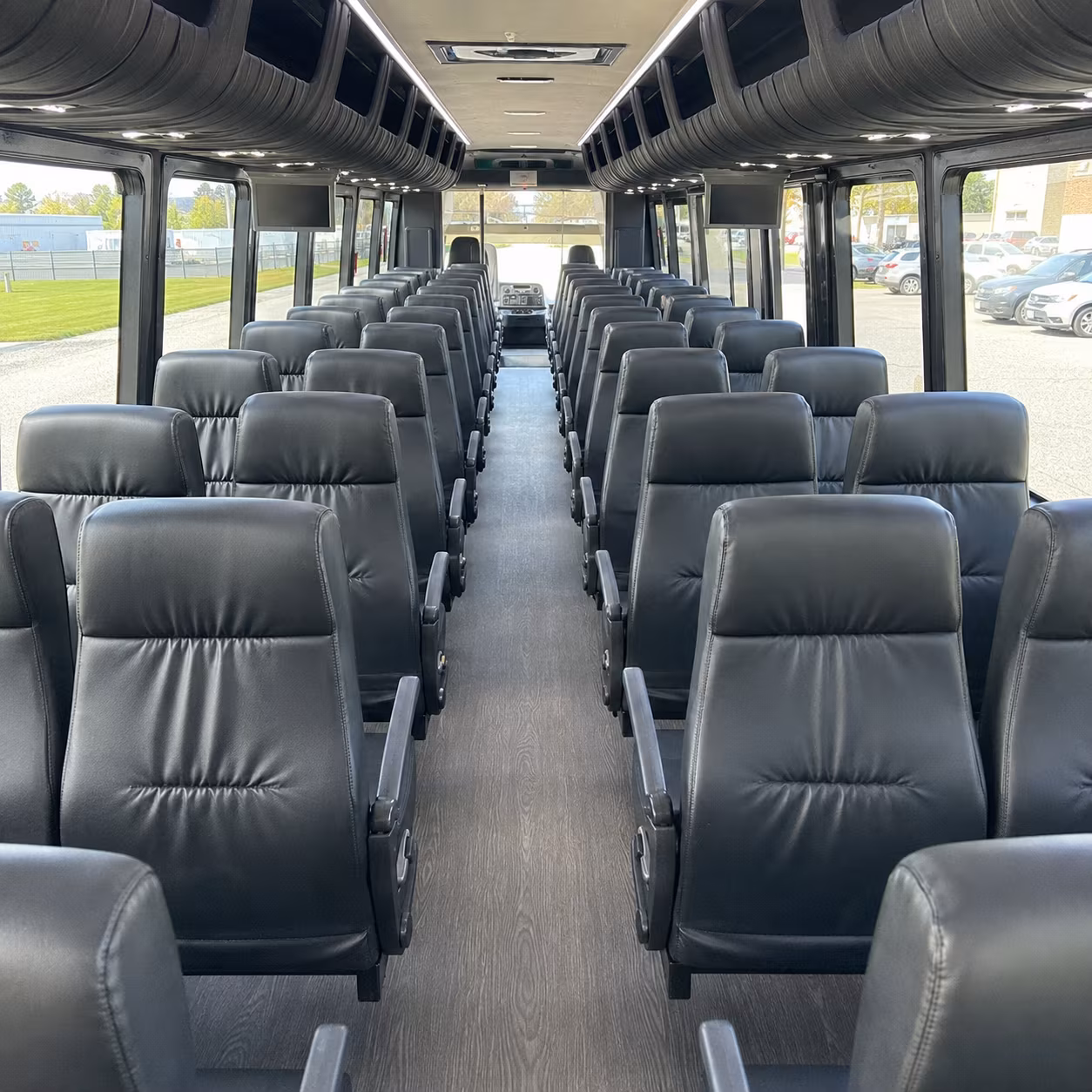 boise 25 passenger minibus inside