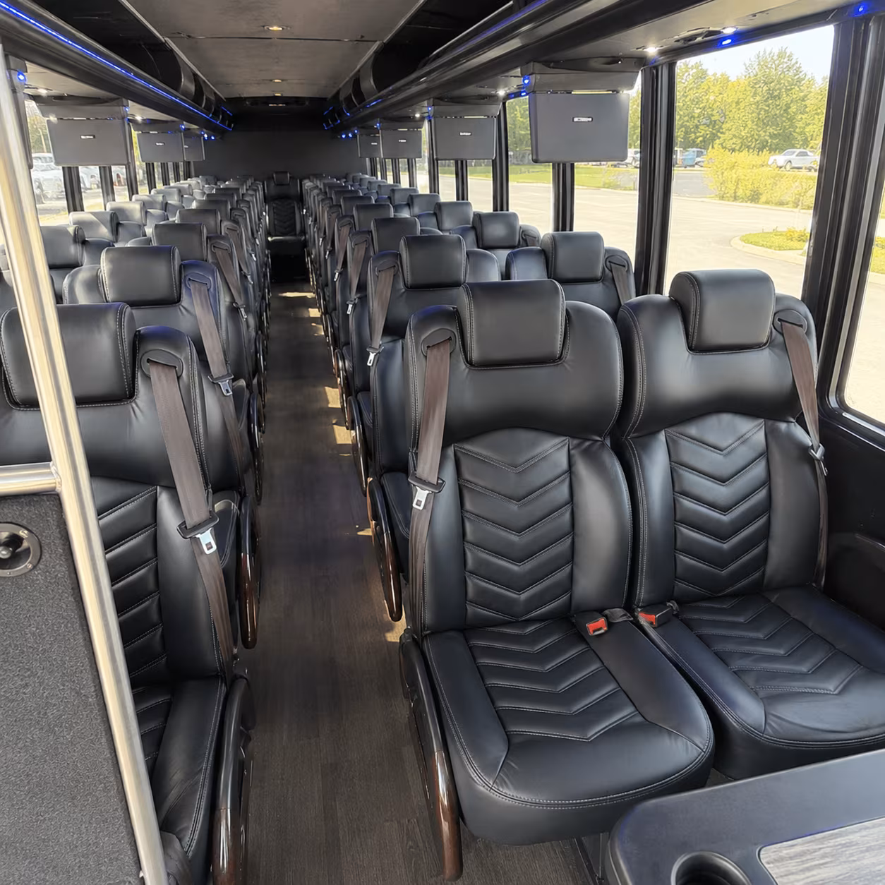 boise 25 passenger minibus interior