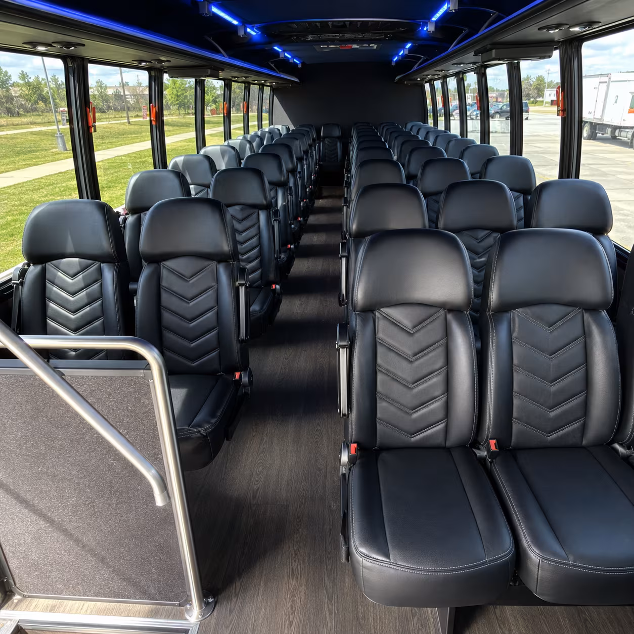 boise 28 passenger minibus interior