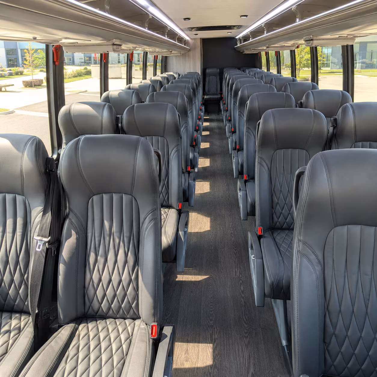 boise 35 passenger minibus interior