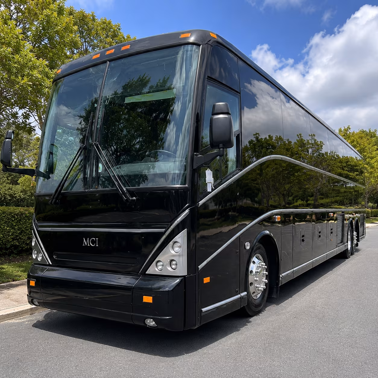 boise 56 passenger charter bus