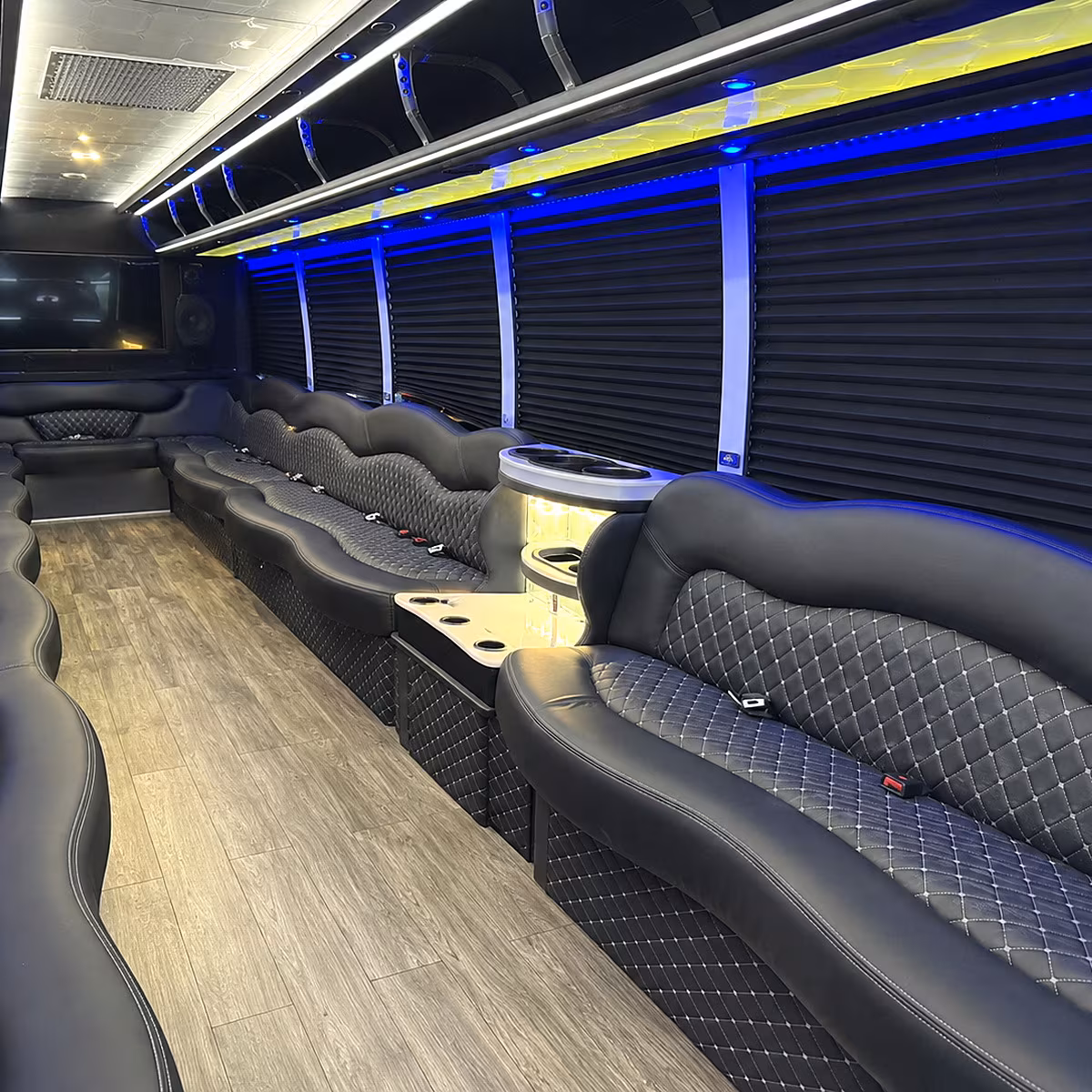 boise party bus rental interior