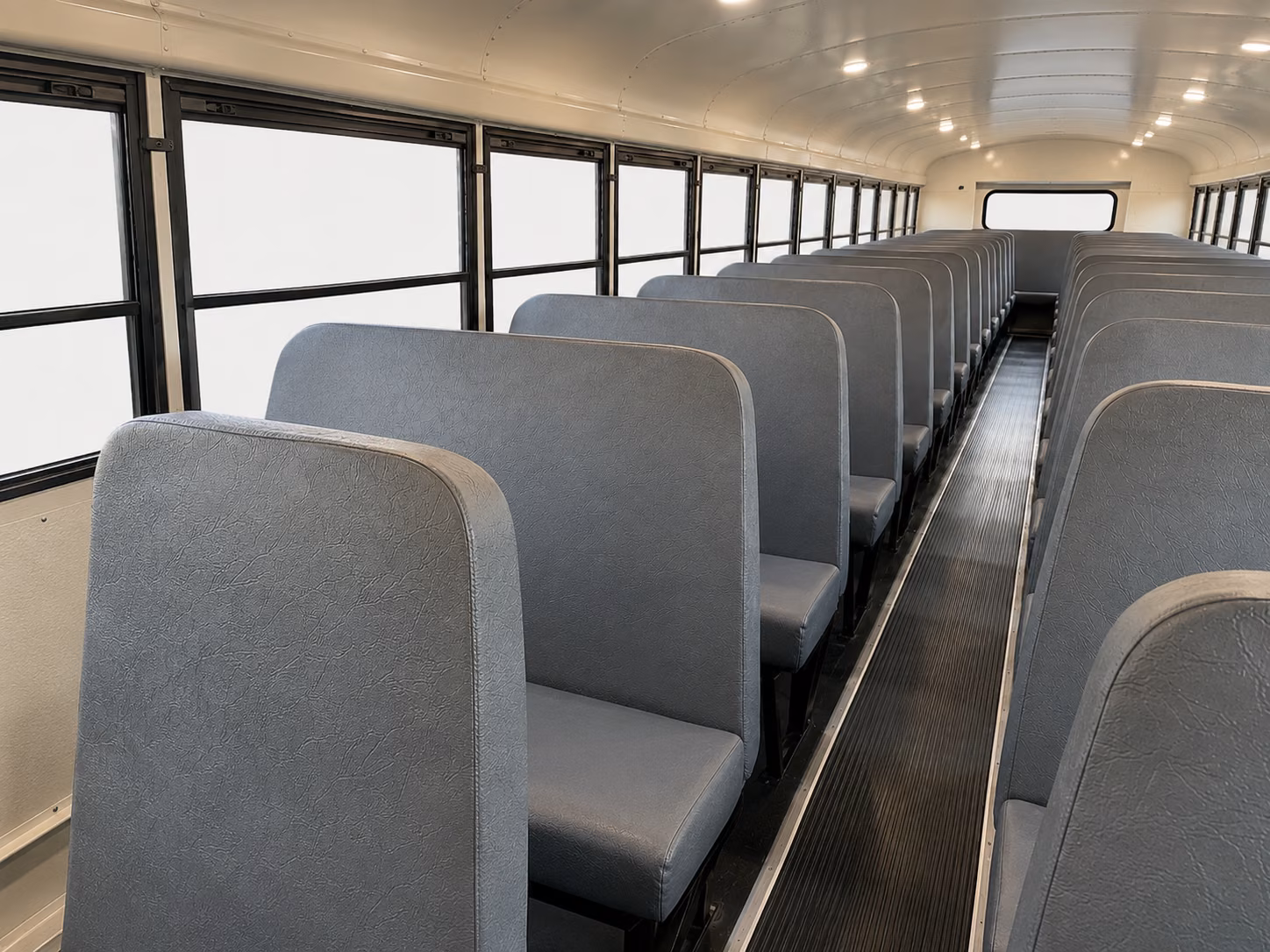 boise school bus inside