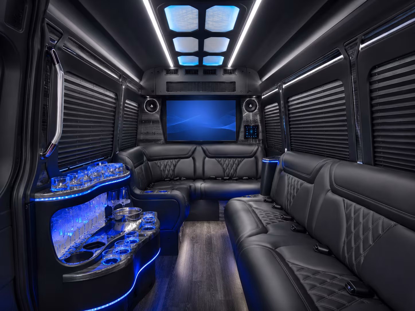 boise sprinter limousine inside
