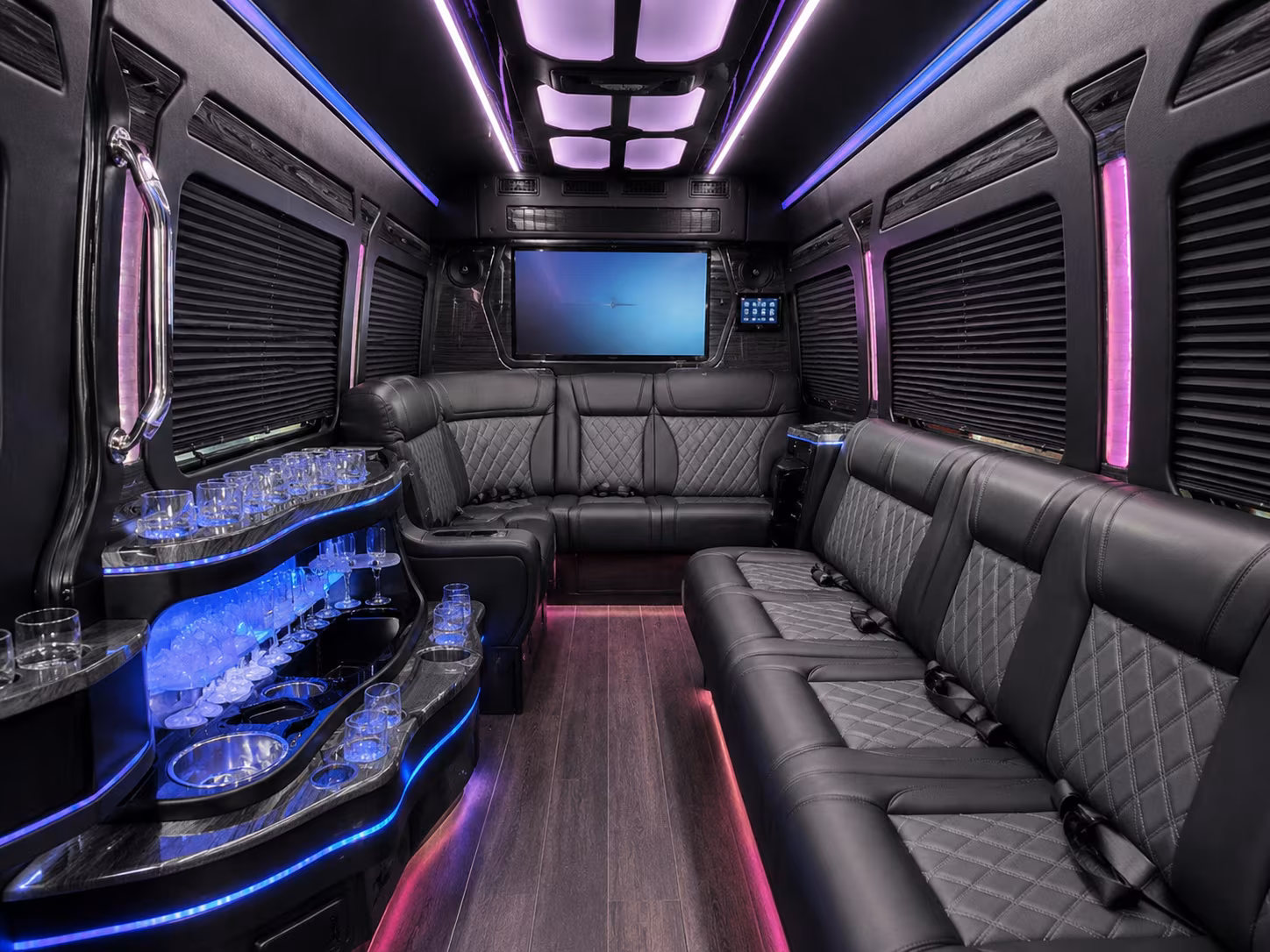 boise sprinter limousine interior